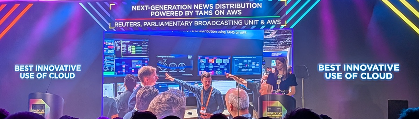 TAMS wins Broadcast Tech Innovation Award