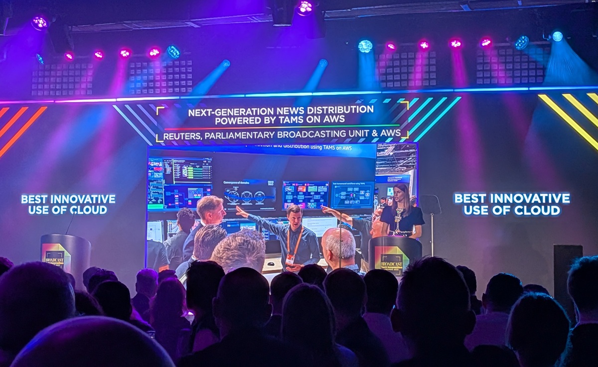 TAMS wins Broadcast Tech Innovation Award